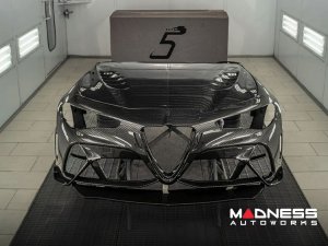 Alfa Romeo Giulia Quadrifoglio GTAm Conversion Kit by PariS'5 GaraGe - Complete Kit - Carbon Fiber